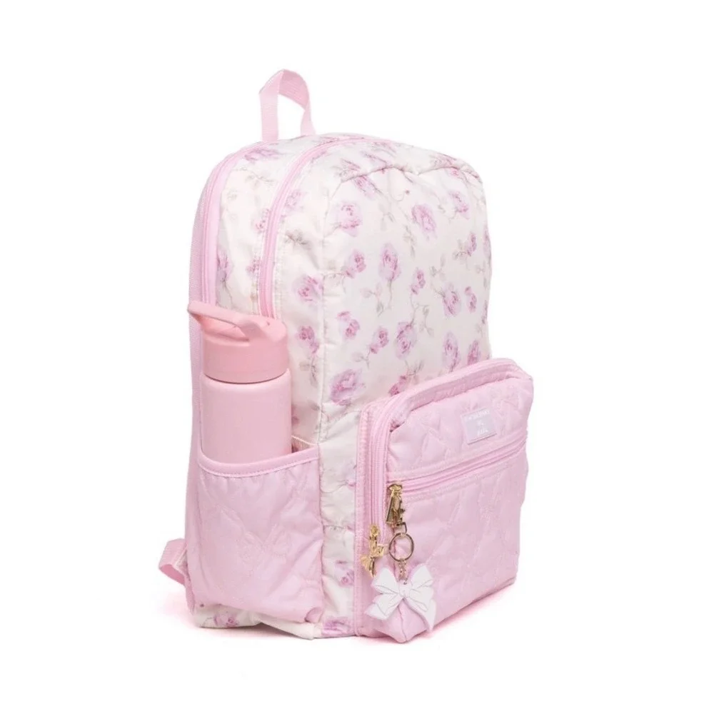 Love Shack Fancy Target Backpack Lunch Bag Set Ribbon Rosa Floral Pink NEW